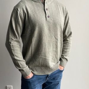 Men’s Large Orvis Sweater in Soft Green